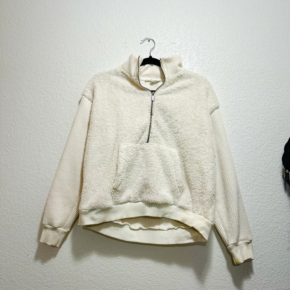 Vintage Y2K Workshop Republic Clothing Cream Turtleneck Sweater - Picture 5 of 9